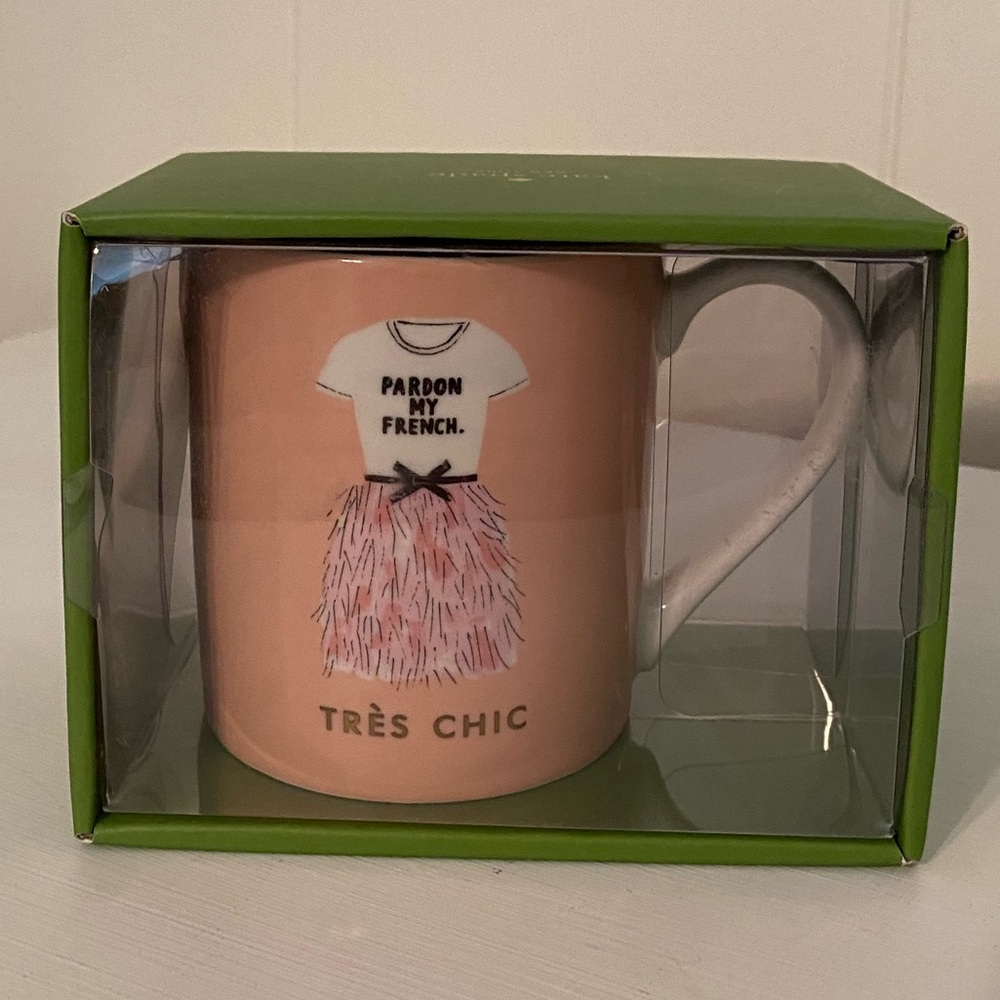 Kate Spade Mug - Pardon My French NWT